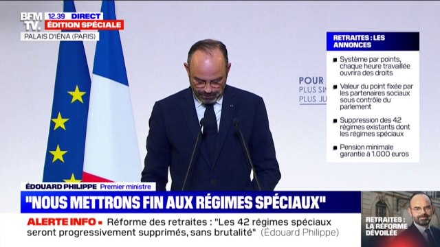 Retraites : Nous maintiendrons le principe de protection des carrières longues promet Édouard Philippe qui assure aussi améliorer la prise en compte de la pénibilité