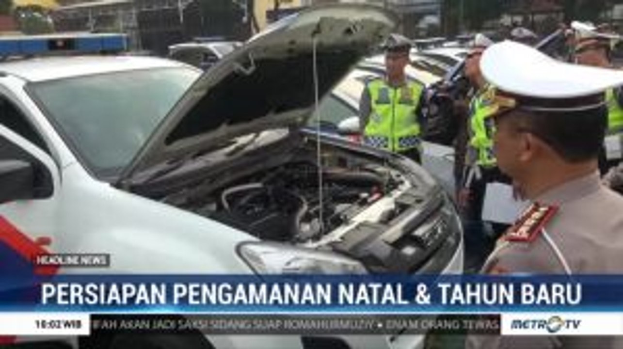 Ditlantas Polda Jabar Periksa Kesiapan Operasional Pengamanan Nataru