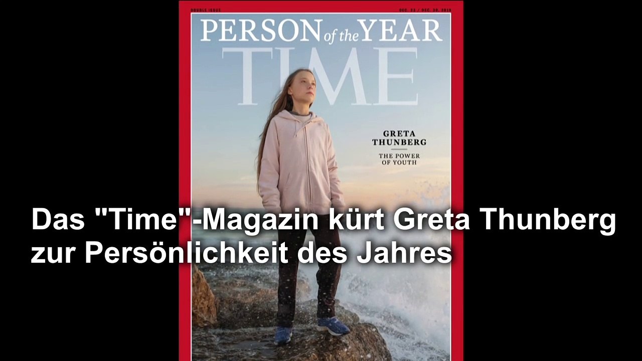 'Time' kürt Greta Thunberg zur Person des Jahres