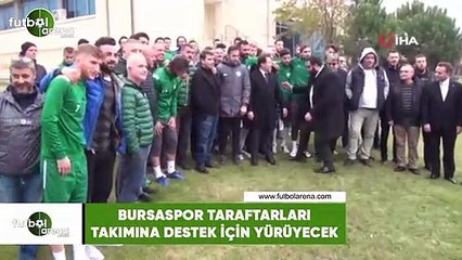 Download Video: Bursaspor taraftarları takımına destek için yürüyecek