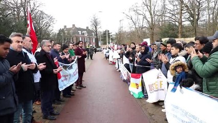 Hollanda'da Arakanlı Müslümanlardan Suu Çii'ye tepki - LAHEY