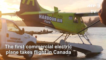 First commercial electric plane takes flight in Canada
