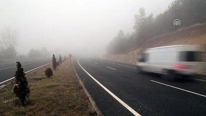 Kastamonu'da hava ulaşımına sis engeli