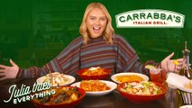 Julia Tries 34 Of The Most Popular Menu Items At Carrabba's Italian Grill
