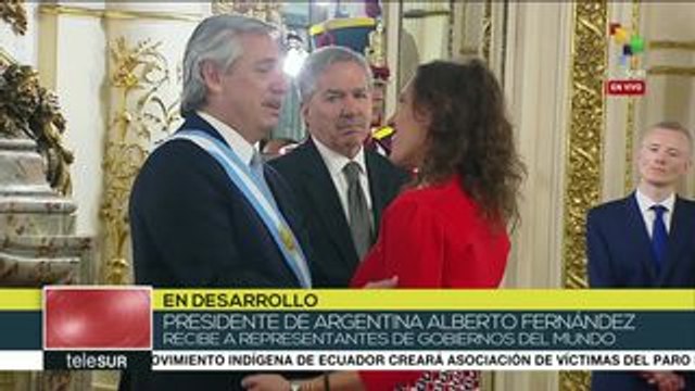 Argentina: pdte. Fernández recibe a delegaciones internacionales