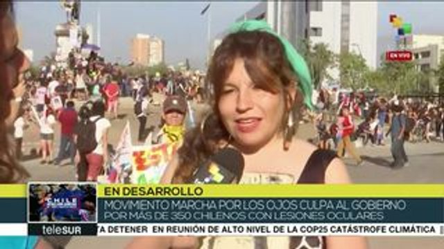 Marcha por los Ojos en honor a chilenos que han sufrido trauma ocular