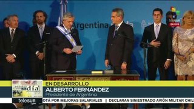 Argentina: pdte. Alberto Fernández juramenta a gabinete ministerial