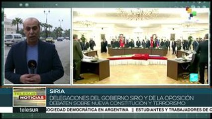 Inicia en Kazajistán la 14ª ronda de conversaciones sobre la paz siria
