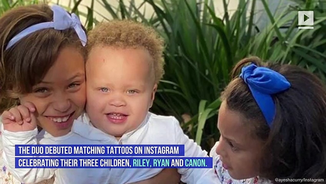 Stephen and Ayesha Curry Honor Their Children With Matching Tattoos