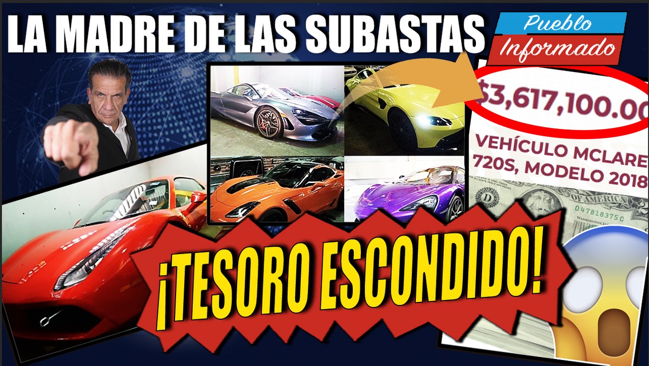 SE SUBASTAN toda clase de artículos de lujo que fueron incautados a los transas