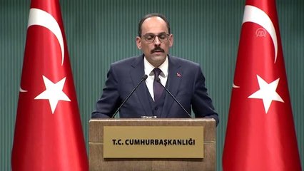 Kalın: "(Libya'ya asker gönderilmesi) Libya tarafından bize gelen böyle bir talep şu anda söz...