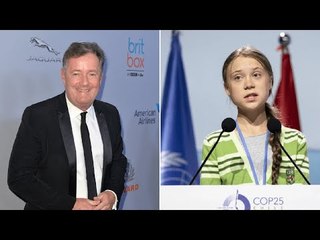 Piers Morgan congratulates Greta Thunberg on Time Person of the Year magazine cover
