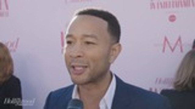 John Legend Shows Support for Young Women's Education, Stacey Abrams, Voting Rights | Women in Entertainment 2019
