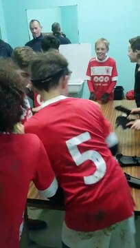 Fière de vous les garçons, bravo pour la victoire