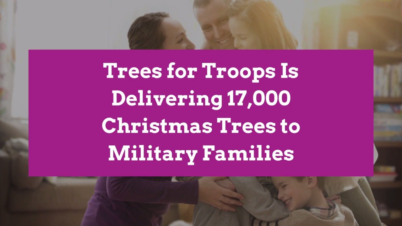 Trees for Troops Is Delivering 17,000 Christmas...