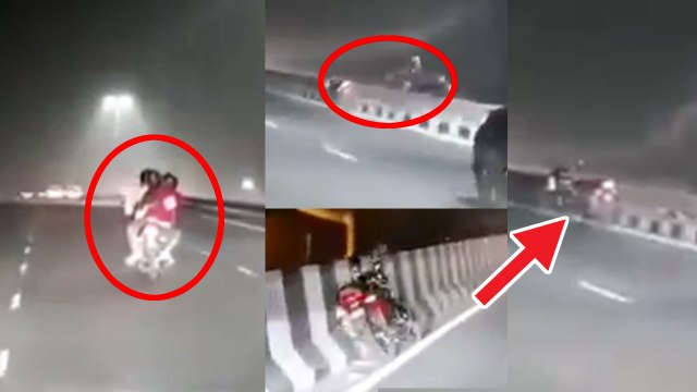 Drunk Triple Riding Bikers | Highway Bikers | Viral Videos