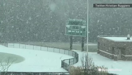 Lake-effect snow comes out in full force