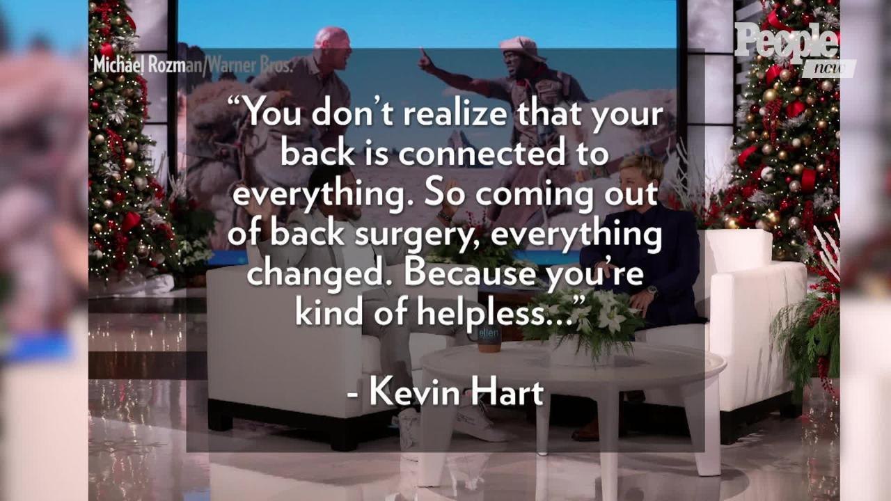Kevin Hart Says He's '65 to 75 Percent' Recovered 3 Months After Car Accident