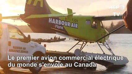 Canada: le premier hydravion commercial électrique réussit son vol d'essai