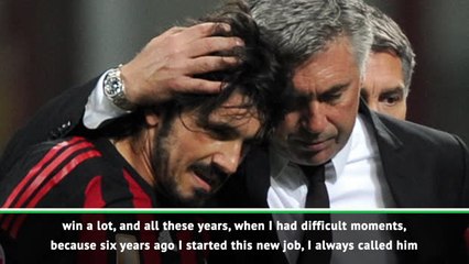 Ancelotti like a father to me says replacement Gattuso