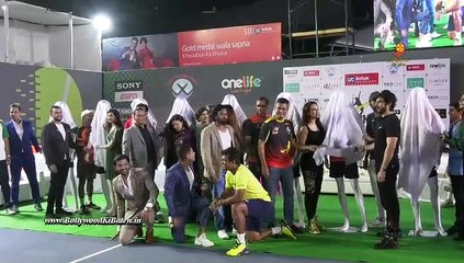 Sonali Bendre, Rakul Preet, Divya Khosla At Inauguration of Tennis Premier League