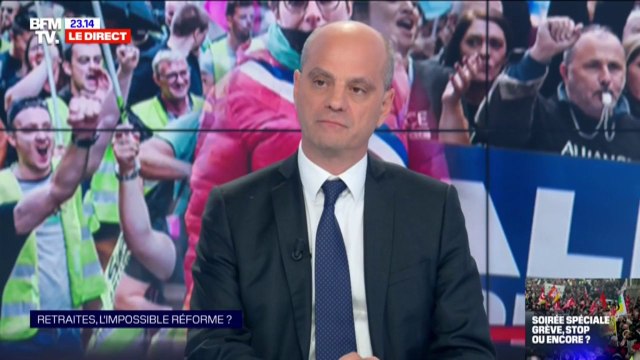Jean-Michel Blanquer confirme qu'Emmanuel Macron a demandé un simulateur sur la réforme des retraites pour le 18 décembre