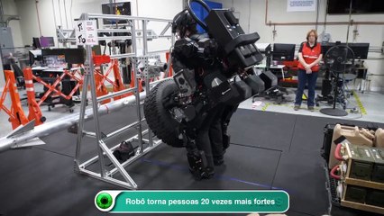 Robô torna pessoas 20 vezes mais fortes