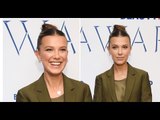 Millie Bobby Brown shrugs off beauty tutorial backlash as she heads to Beauty Inc Awards