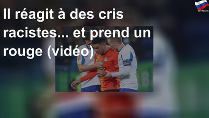 Il réagit à des cris racistes... et prend un rouge (vidéo)
