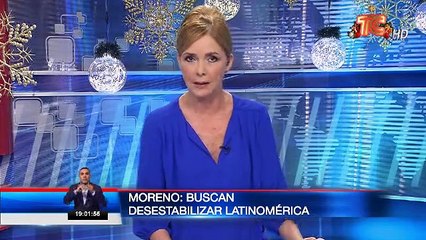 Presidente Moreno indicó que grupos criminales buscan desestabilizar latinoamérica