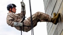 How Marine recruits battle their fear of heights on a 47-foot-tall tower at boot camp