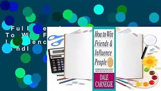 Full version  How To Win Friends And Influence People  For Kindle