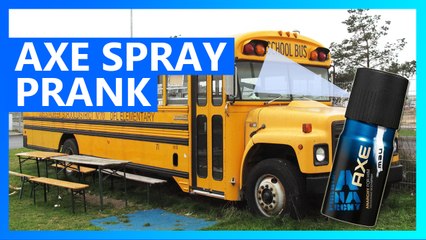 Bus full of kids evacuated because of too much Axe body spray