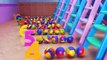 Aprender colores números formas 3D Educational Playground Slide Balls Collection For Kids
