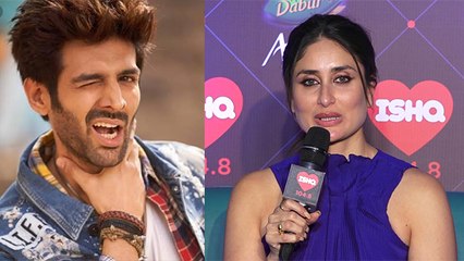 Kareena Kapoor Khan breaks silence on working with Kartik Aryan; Watch video | FilmiBeat