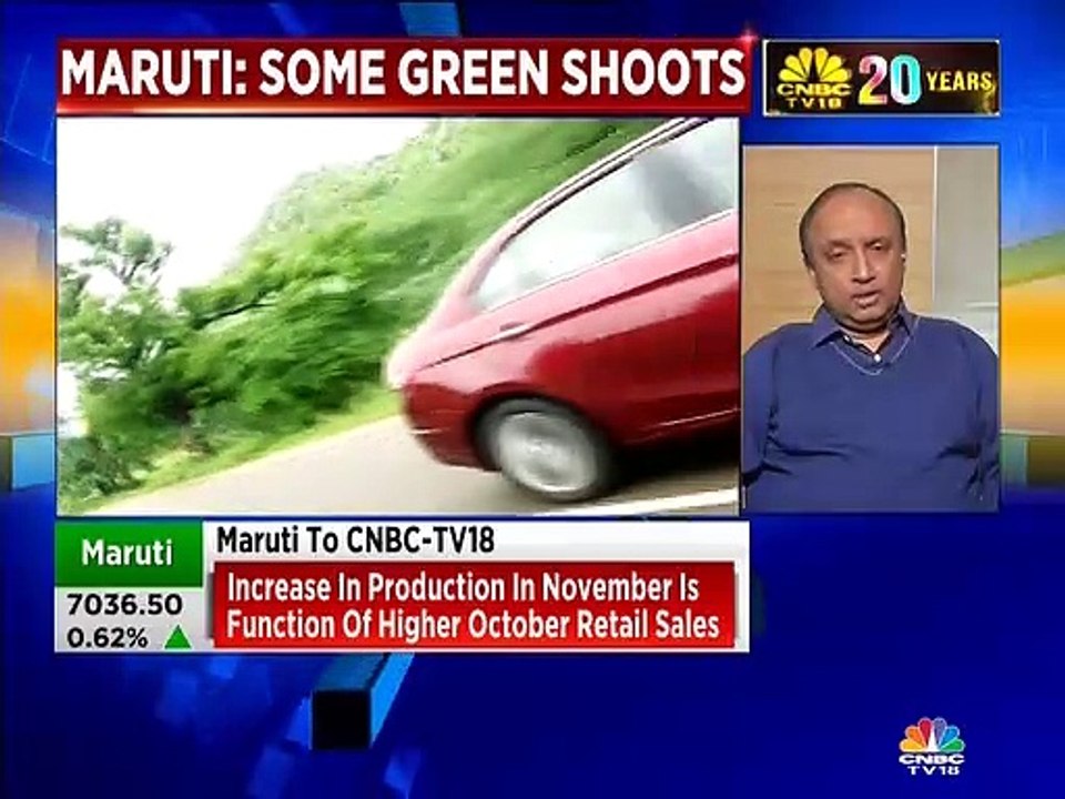 Increase in production in November is function of higher October retail sales, says Shashank Srivastava of Maruti Suzuki