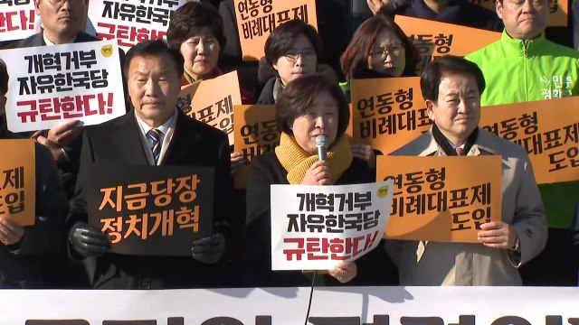선거법 개정안 상정·與 결단해야 …야3당 기자회견 / YTN