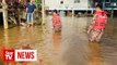 Floods breach five-foot mark in northern Sarawak