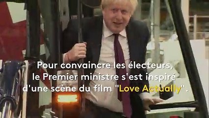 Pour convaincre de voter pour son parti, Boris Johnson parodie "Love Actually" (et agace Hugh Grant)