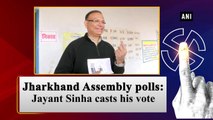 Jharkhand Assembly polls: Jayant Sinha casts his vote