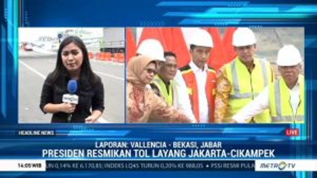 Jokowi Resmikan Tol Layang Jakarta-Cikampek