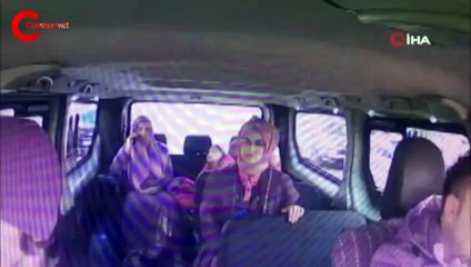 Dolmuşta dehşet anları! Bir anda çığlıklar attı, şoför güzergahı değiştirdi