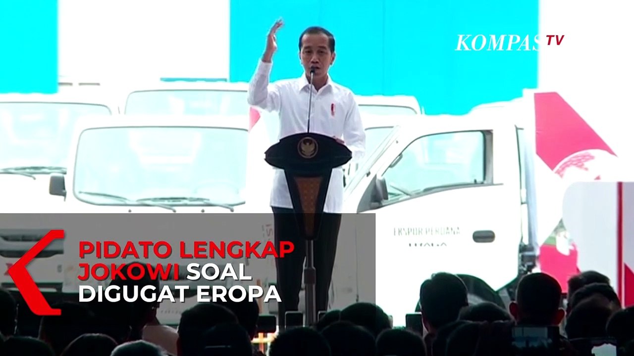 [FULL] Penjelasan Jokowi, Soal Gugatan Uni Eropa ke Indonesia