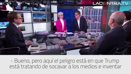El inquietante papel de la prensa según una periodista anti Trump