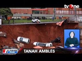 Jalan Ambles di Brasil, Empat Kendaraan Terperosok