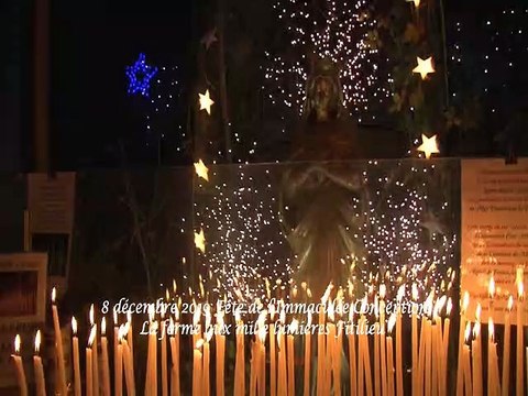 la ferme aux mille lumières 8 décembre 2019 Fête Catholique de L'Immaculée Conception Fitilieu