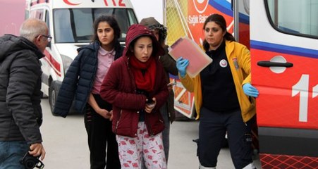 Çorum'da 103 öğrencinin kombi bacasından sızan gazdan dolayı zehirlendiği öğrenildi