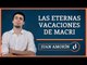 El Destape | Macri y las vacaciones: ¿Cuántos días de descanso lleva el Presidente?