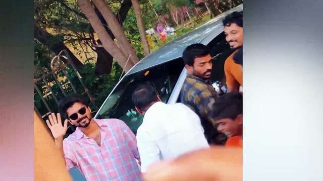 Thalapathy Upsets Visually Impaired Students ,Vijay 64 Shooting in Blind School(Tamil)