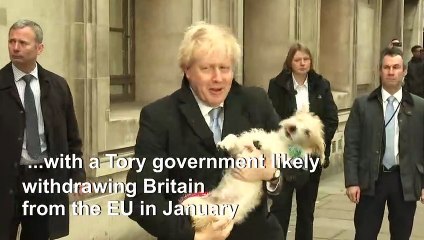 UK political leaders vote in general election